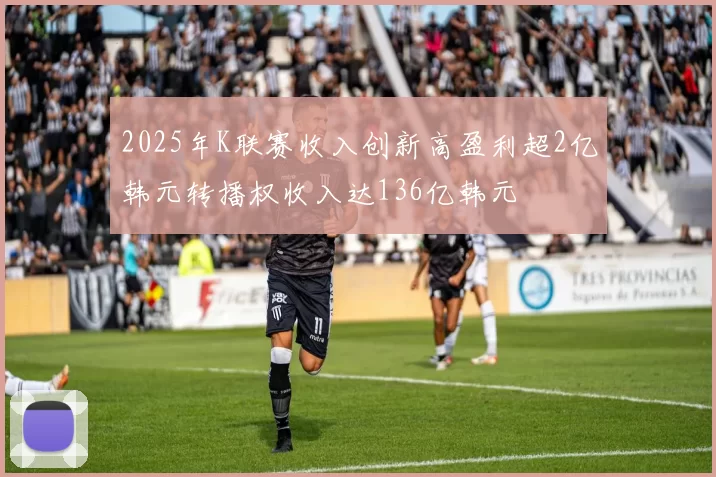 2025年K联赛收入创新高盈利超2亿韩元转播权收入达136亿韩元
