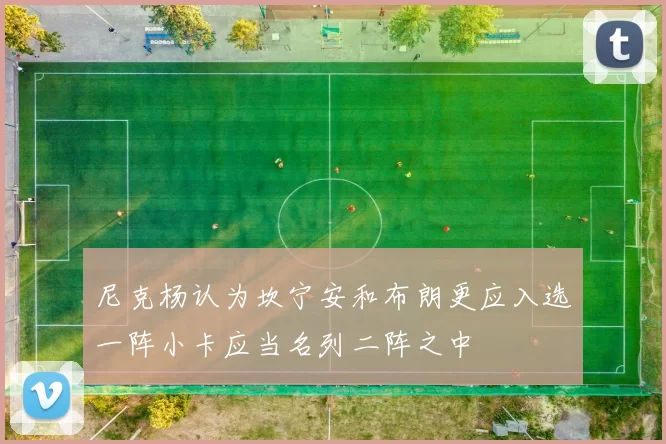 尼克杨认为坎宁安和布朗更应入选一阵小卡应当名列二阵之中